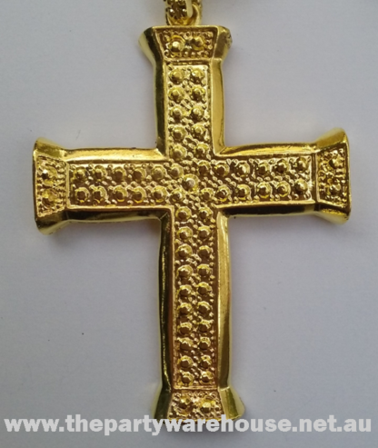 Cross Pendant Necklace Gold