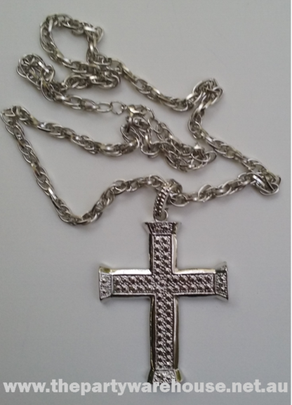 Cross Pendant Necklace Silver