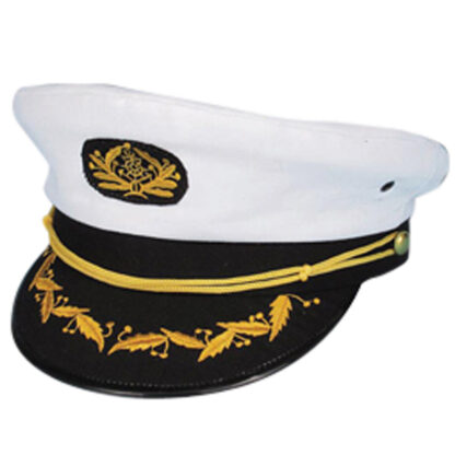 White Captain Hat