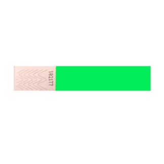 Tyvek Wristband 19mm Neon Green