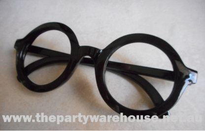 Wally Black Rimmed Glasses - No Lens