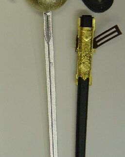 Zorro Gold Sword with Mask