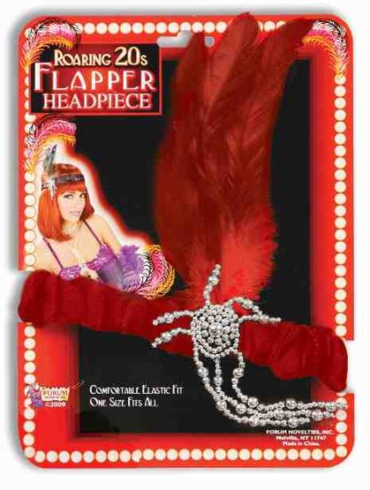 Flapper Headpiece Red