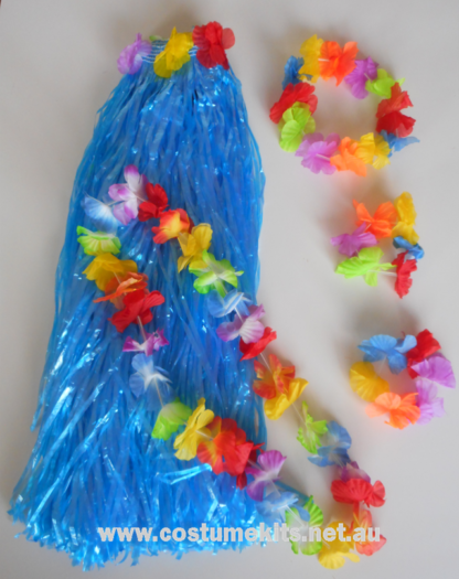 Grass Skirt 58cm Kit Blue