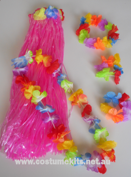 Grass Skirt 58cm Kit Pink