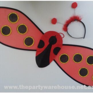 Headband & Wing Set - Lady Bug