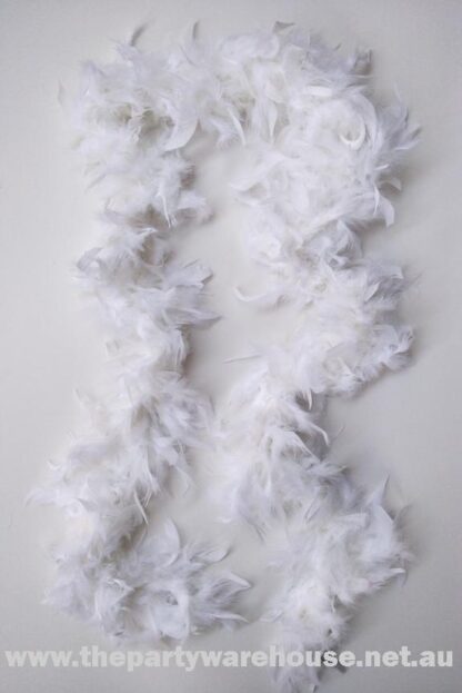 Feather Boa White