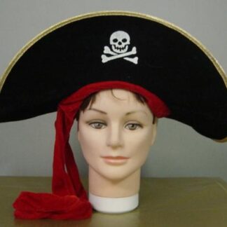 Pirate Hat with Red Ribbon