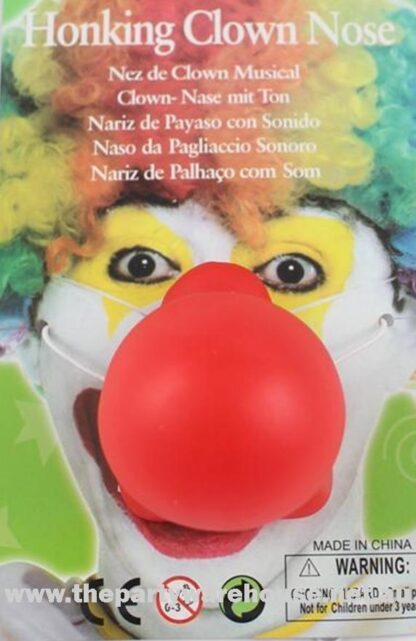 Honking Red Clown Nose