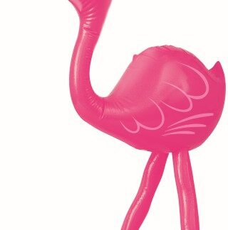 Inflatable Pink Flamingo 22"