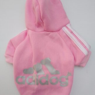 Adidog Hoodie Jumper - Pink