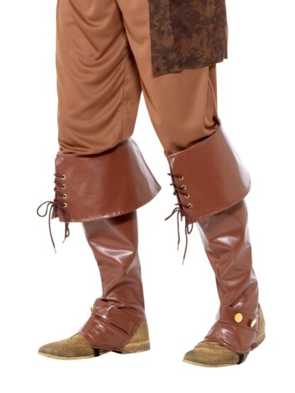 Deluxe Pirate Bootcovers Brown
