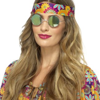 Mirrored Hippie Glasses