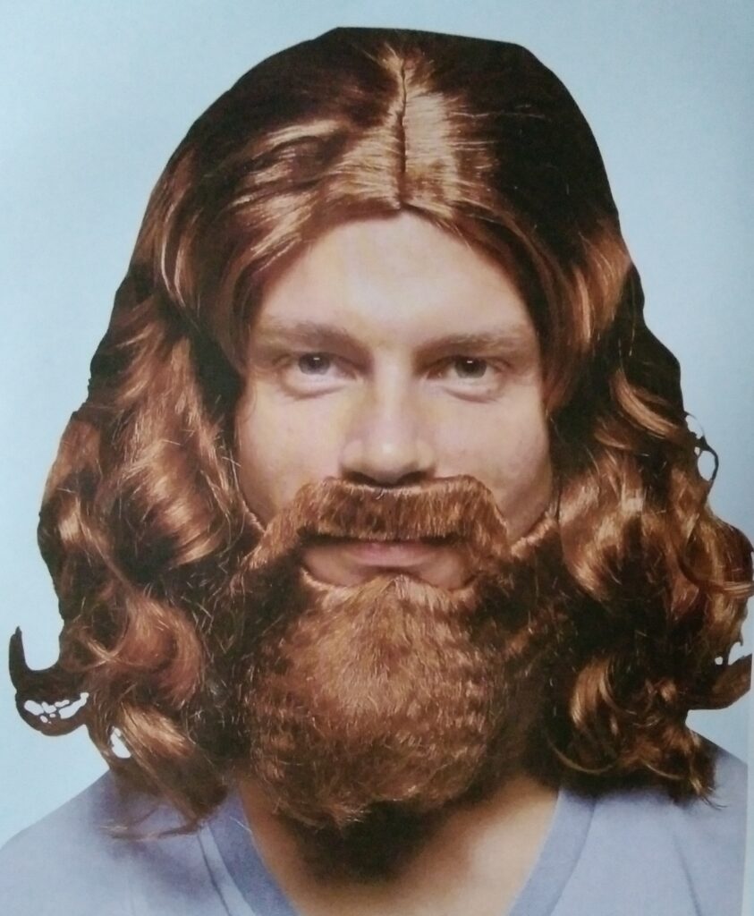 Wig Jesus with Beard The Party Warehouse