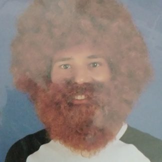 Wig - Mens Wig with Beard (BLACK)