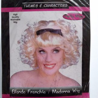 Wig - Blonde Frenchie / Madonna Wig with Bow