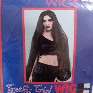 Wig - Long Black Gothic Girl