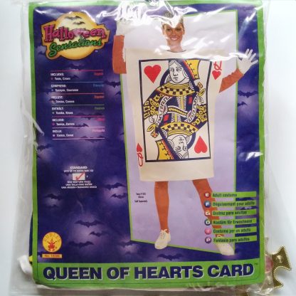 Adult Costume - Queen Of Hearts Card STANDARD