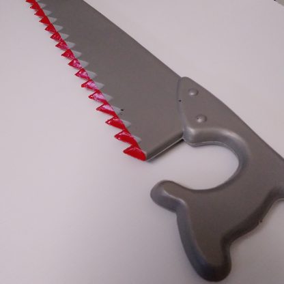 Plastic Saw with Blood